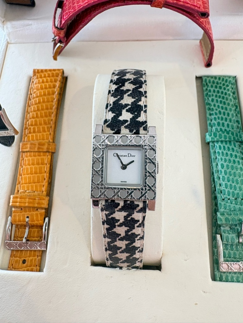 Christian Dior Interchangeable Strap Ladies Watch - Multicolor Straps - Picture 2 of 11